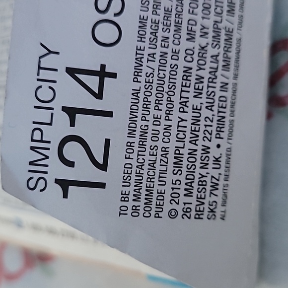 Simplicity Organizers Sewing Pattern 1214 Uncut 2015 - Picture 3 of 6